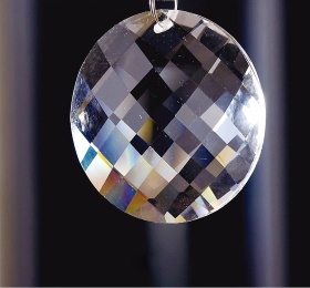 C40060  Crystal Disc Without Ring 45mm